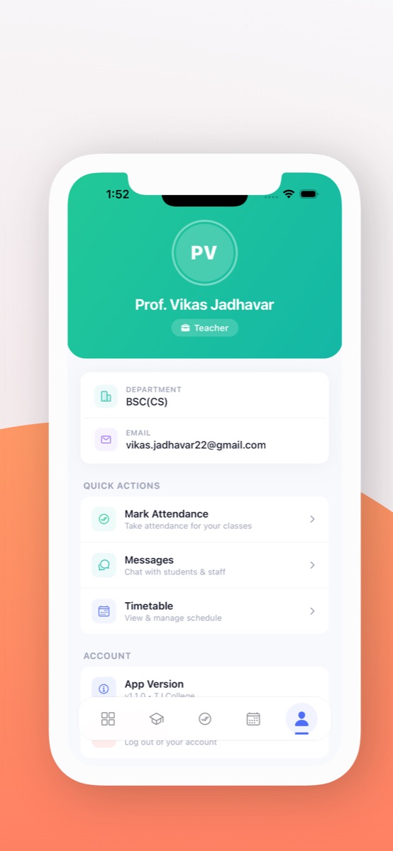 Teacher profile