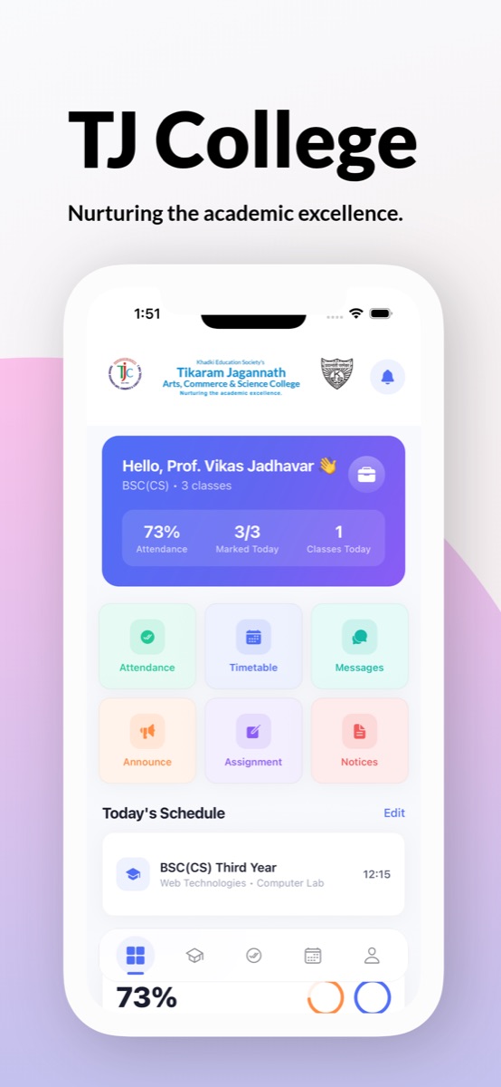 Teacher dashboard